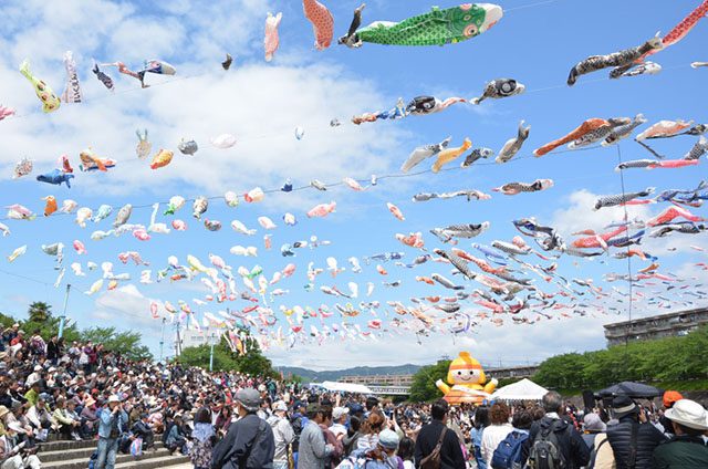 今週末4 29 日 に開催 芥川桜堤公園 こいのぼりフェスタ1000 イベントのご案内 観光協会からのお知らせ 高槻市観光協会公式サイト たかつきマルマルナビ